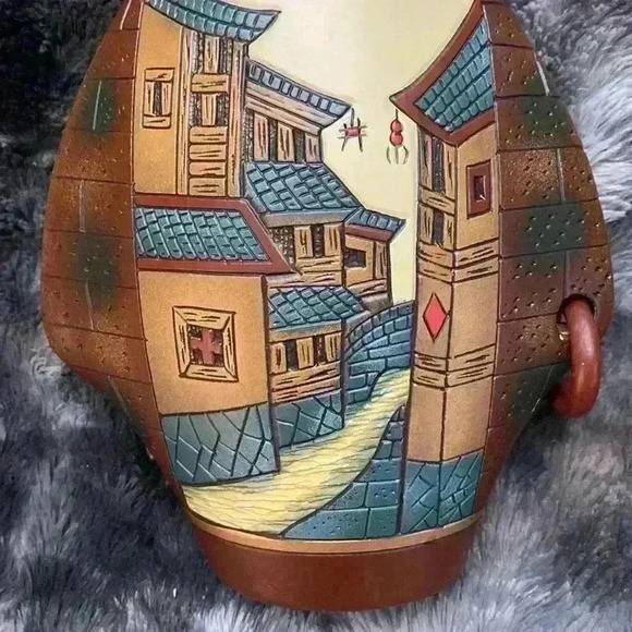 Decoration Home Work of Art Living Room Bookcase Ornaments Ceramic Vase - Picture 7 of 16